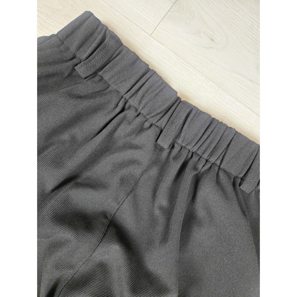 Halara S Black High Waisted Pleated Wide Leg Pants Work Trousers Stretch - Picture 4 of 11